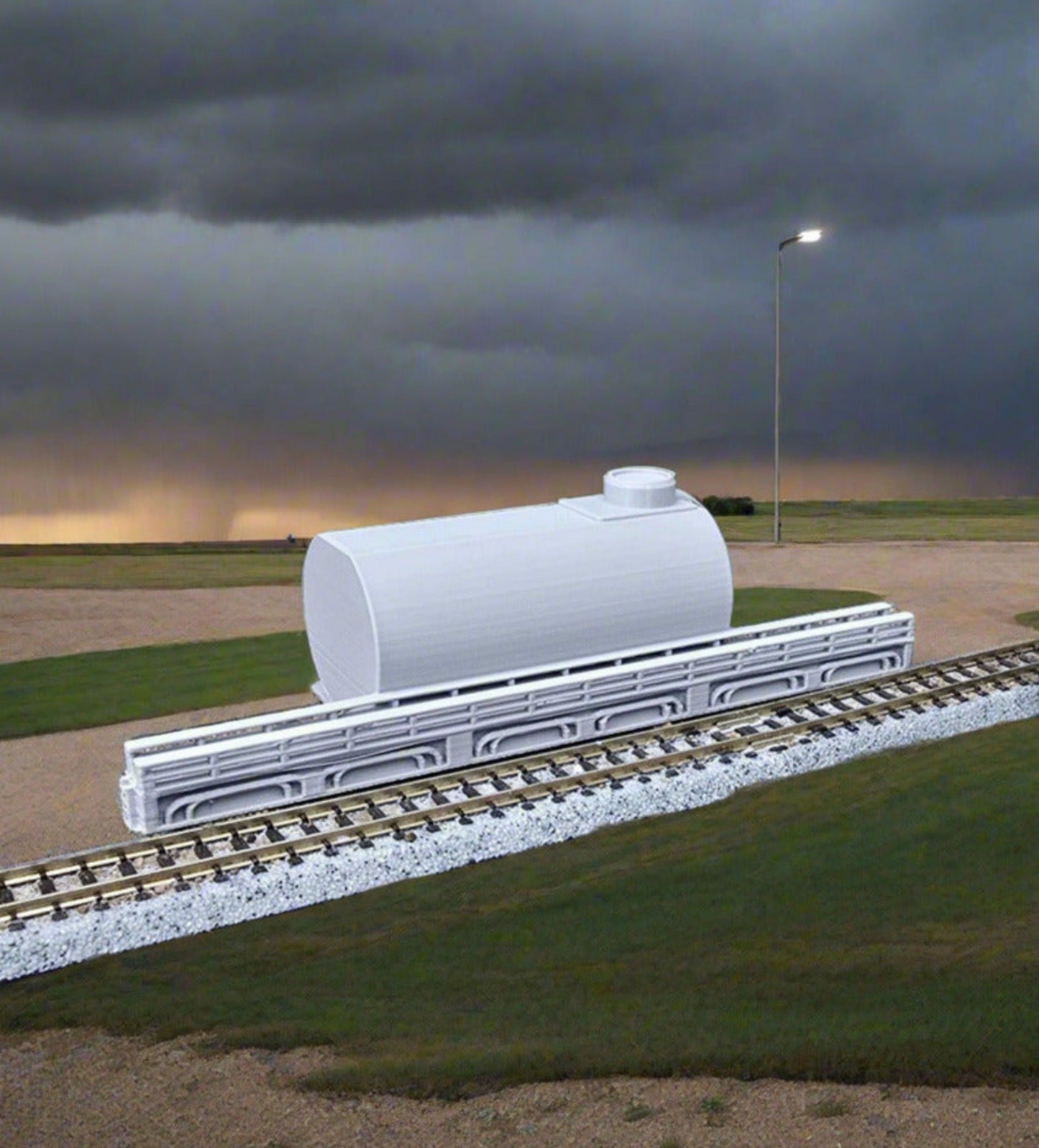 Z Scale Storage Tank: Ideal for Tight Spaces 2 Pack