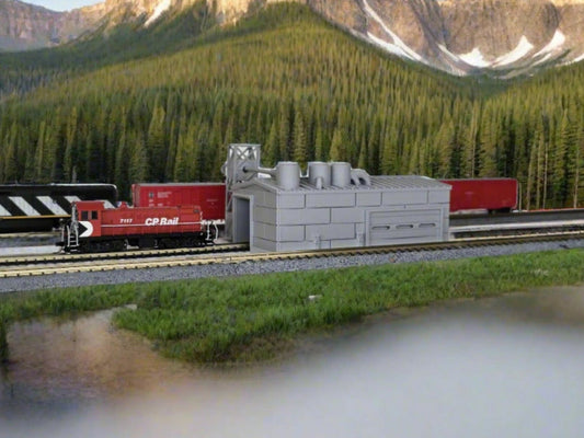Z Scale Trackside wood shop