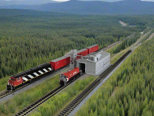 Z Scale Trackside wood shop