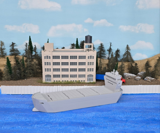 Z Scale Bulk Ore / Grain Carrier Ship