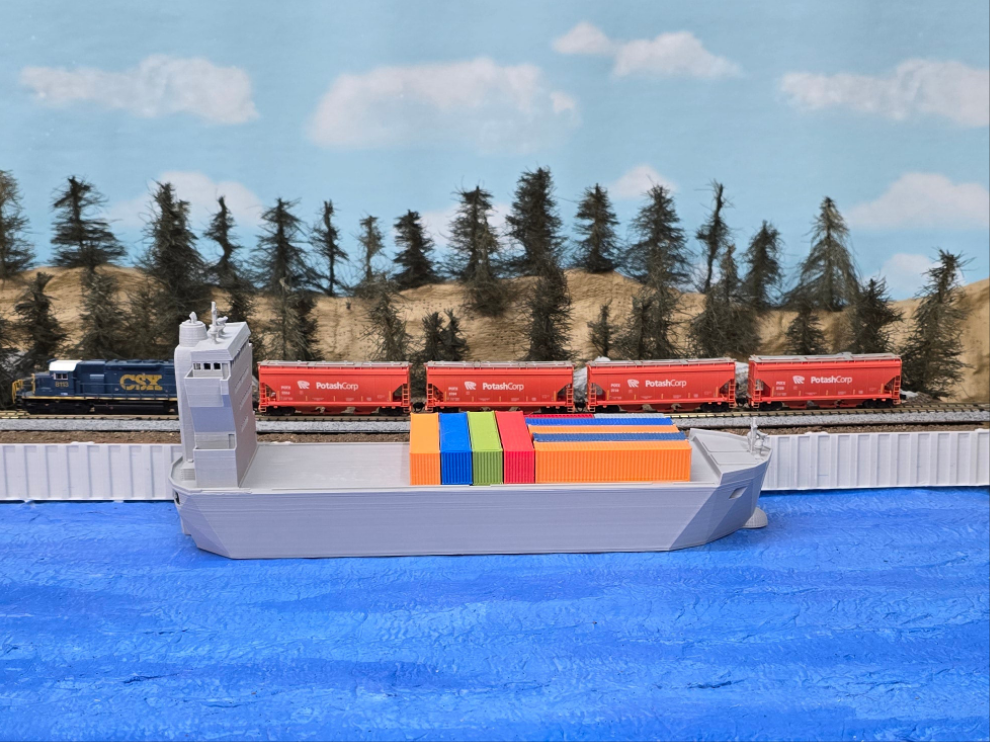 Zscale cargo container ship