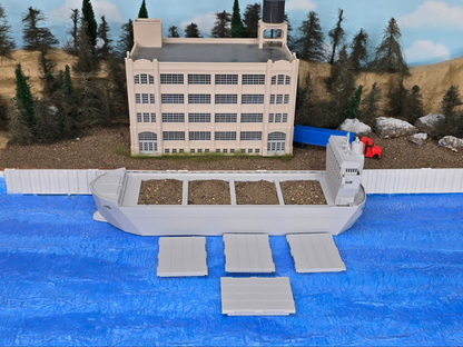 Z Scale Bulk Ore / Grain Carrier Ship