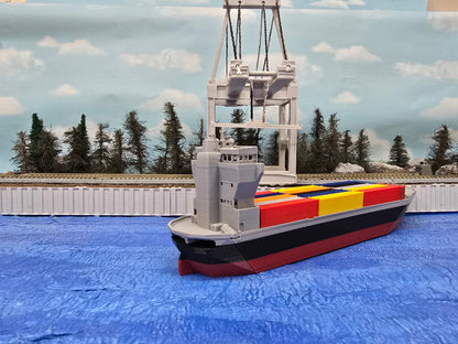 Z scale container ship