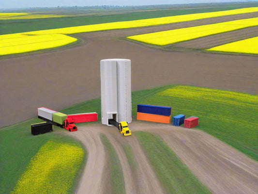 Z scale 2 silos