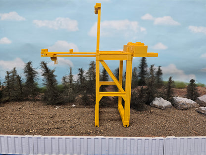 Z scale contaner crane for intermodal/ Port scenes: 4 Colors Available!