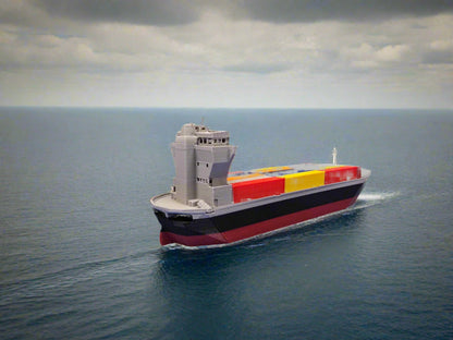 Z scale container ship