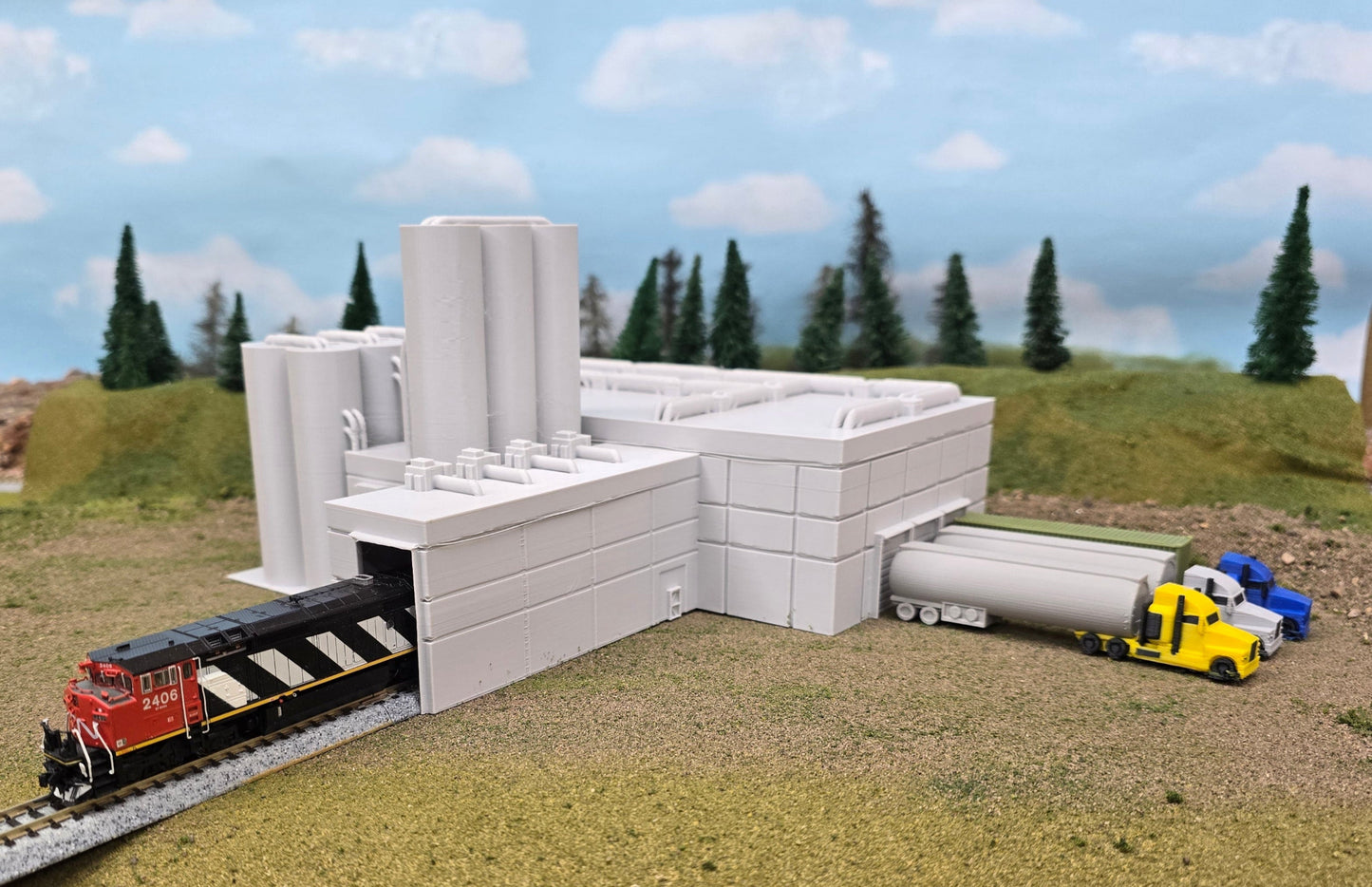 Z scale Dairy Plant