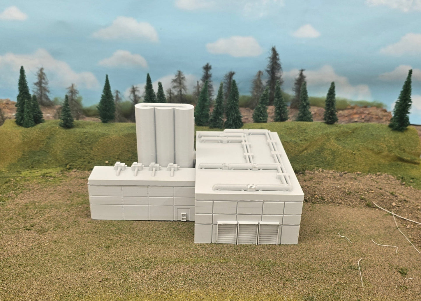 Z scale Dairy Plant