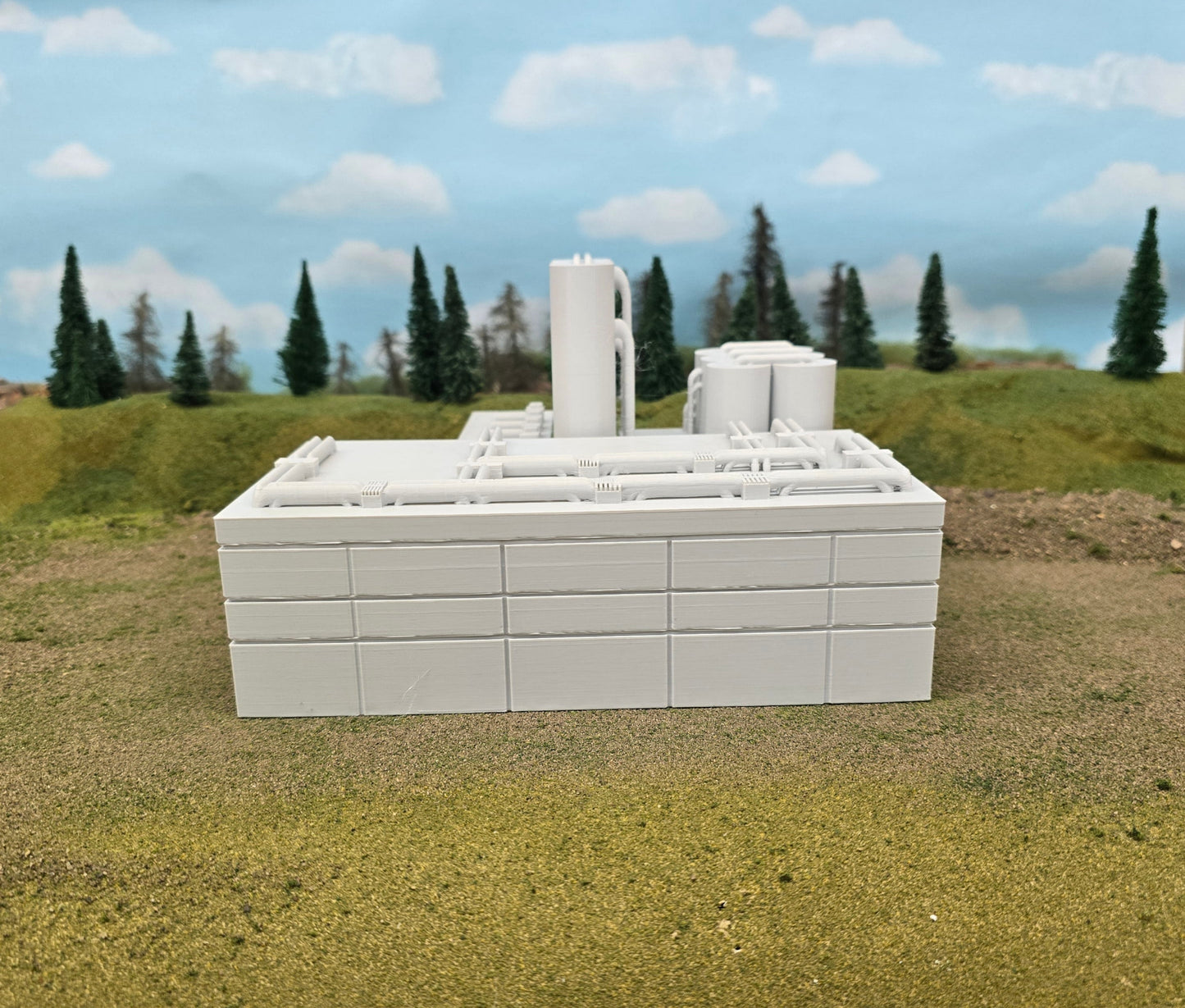 Z scale Dairy Plant